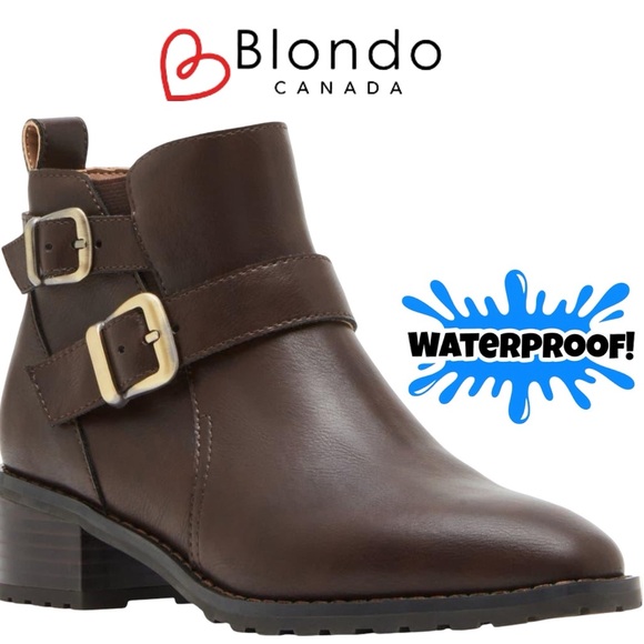 NWOB $150 Blondo Shantel Waterproof Ankle Boots – Brown - Picture 2 of 2